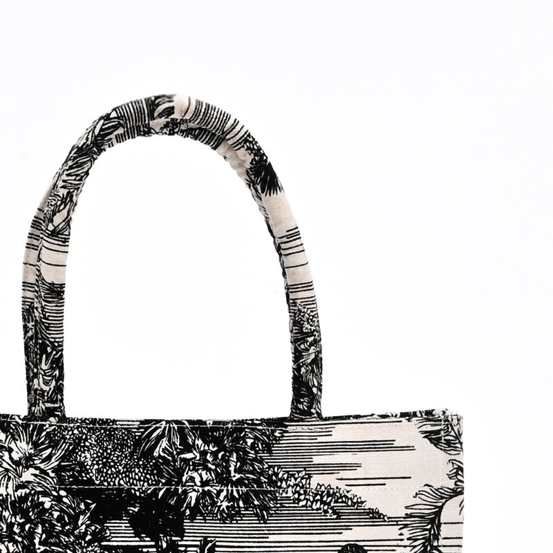 Tote Bag - Cadeautasje van canvas met natuurprint - Herbruikbaar milieuvriendelijk cadeau (31 x 16 x 31 cm)