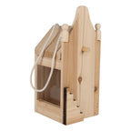 Vogelvoederhuisje 10x11x23 cm Bruin Hout