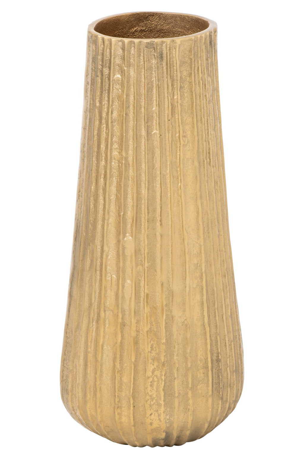 J-Line Vaas - aluminium - goud