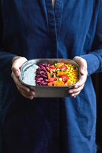 Black+Blum Steel Food Box set - Meal prep Small set van 3