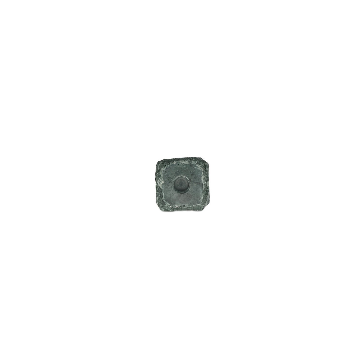Kaarshouder 8x8xH13,5cm marmergroen Opus