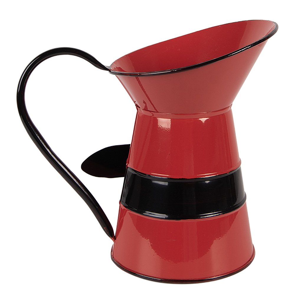 Decoratie Schenkkan 19x12x18 cm Rood Metaal
