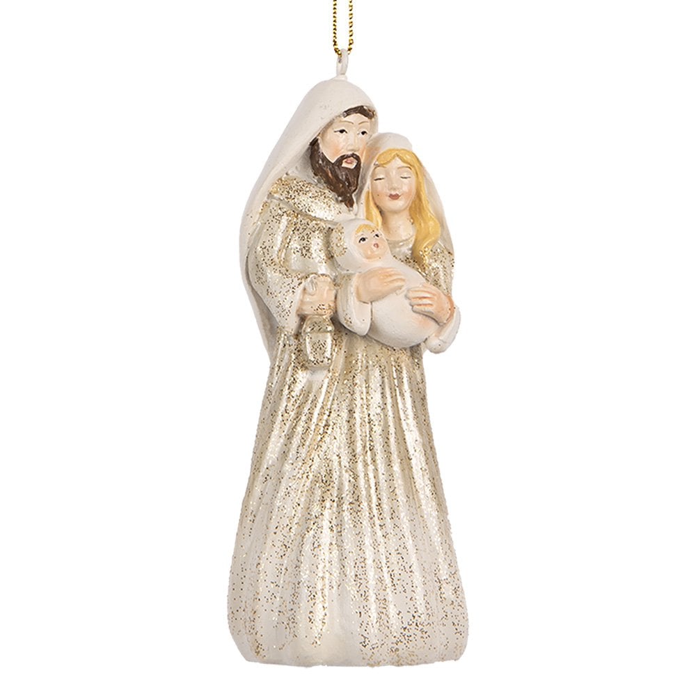 Kersthanger Kerstgroep 11 cm Beige Kunststof