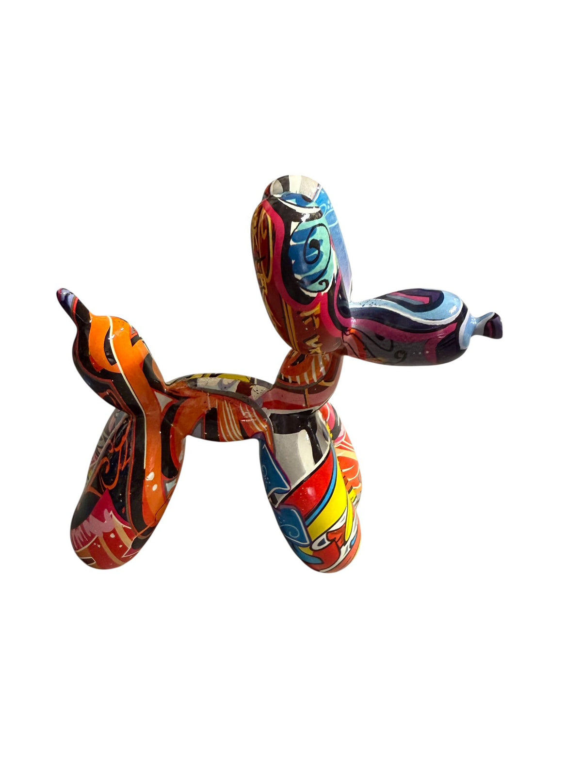 Polyresin ballonhond kleurrijke kopie