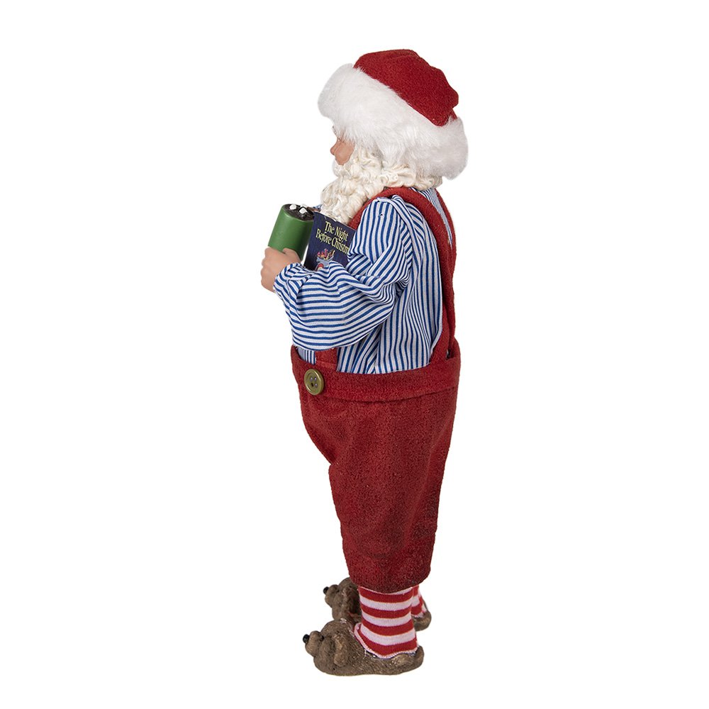 Beeld Kerstman 28 cm Rood Kunststof