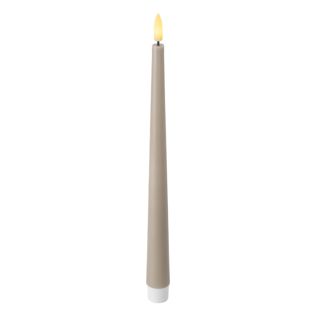 LED Kaars Kavieng Zand 28x2cm