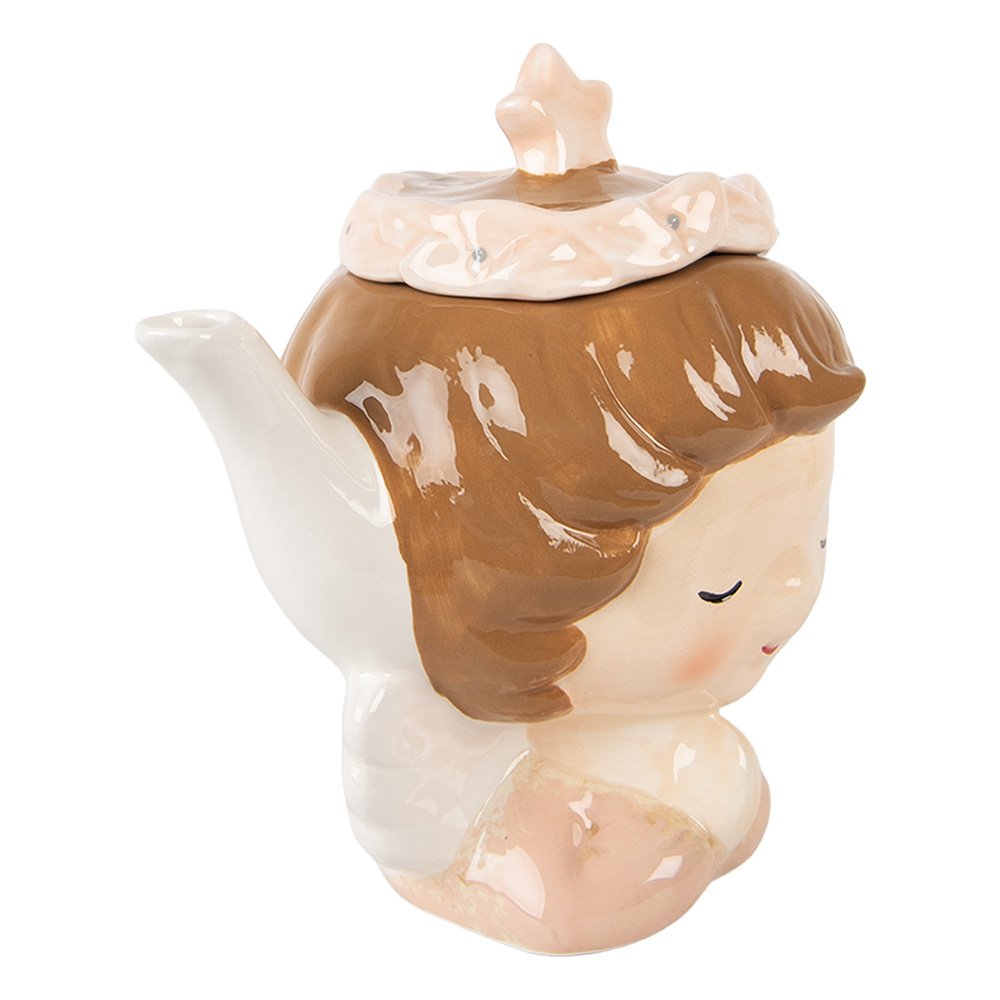 Theepot 650 ml Beige Keramiek