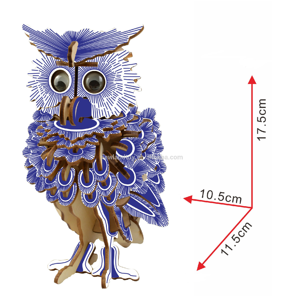 Bouwpakket Uil- kleur