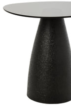 J-Line Salontafels - glas - zwart - set van 2
