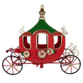 Kerstdecoratie Beeld 41x16x39 cm Rood Metaal