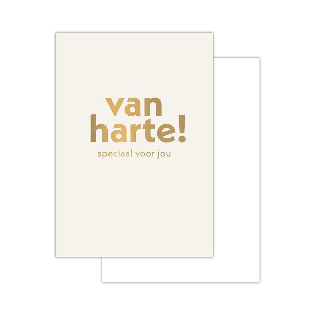 Basics text minikaartjes - Mix 30 stuks - natural