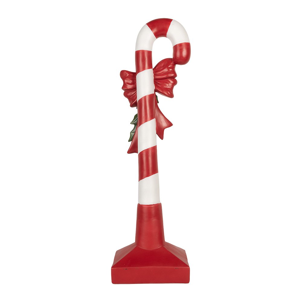 Kerstdecoratie Zuurstok 25x18x83 cm Rood Kunststof