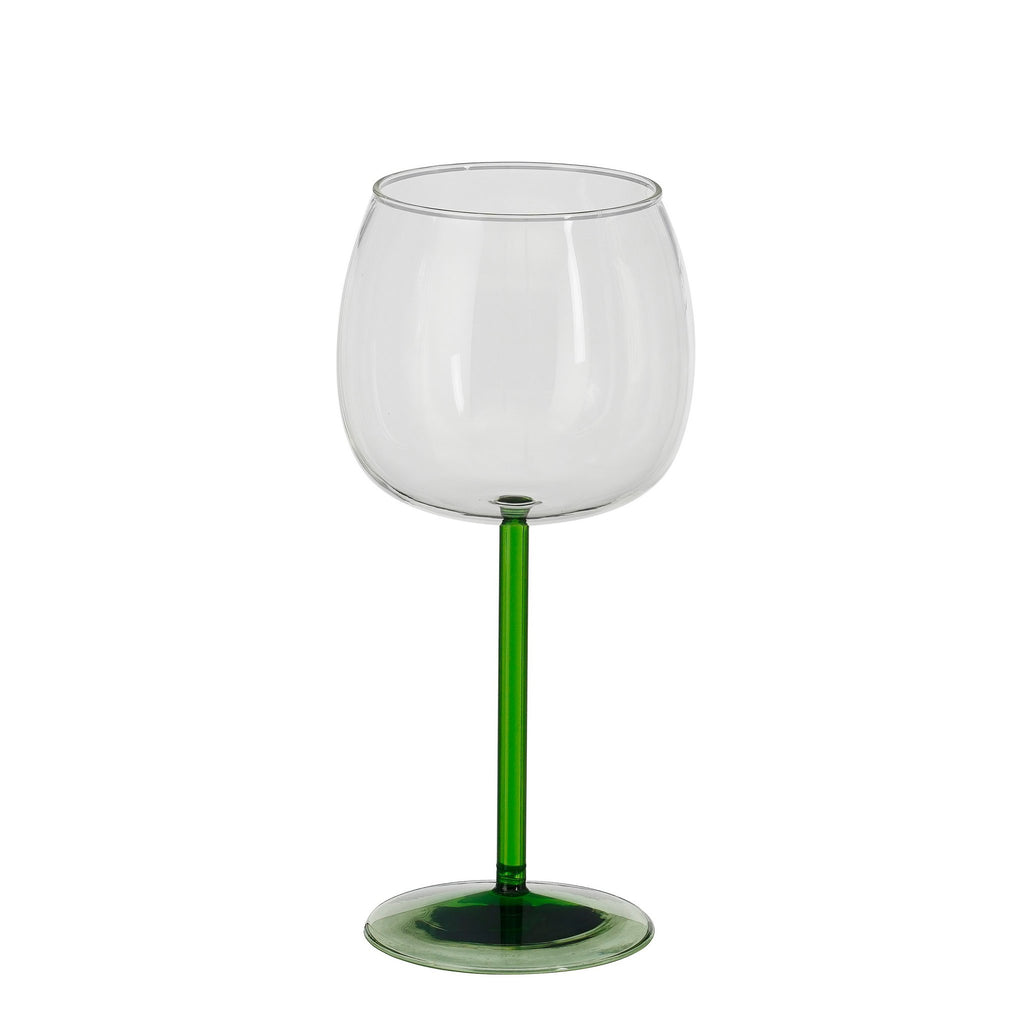 Riga wijnglas groen