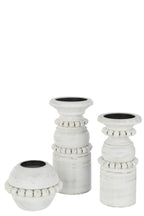 J-Line kaarshouder Pila - metaal - wit - large