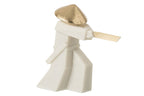 J-Line Martialartsfiguur - hars - wit/goud