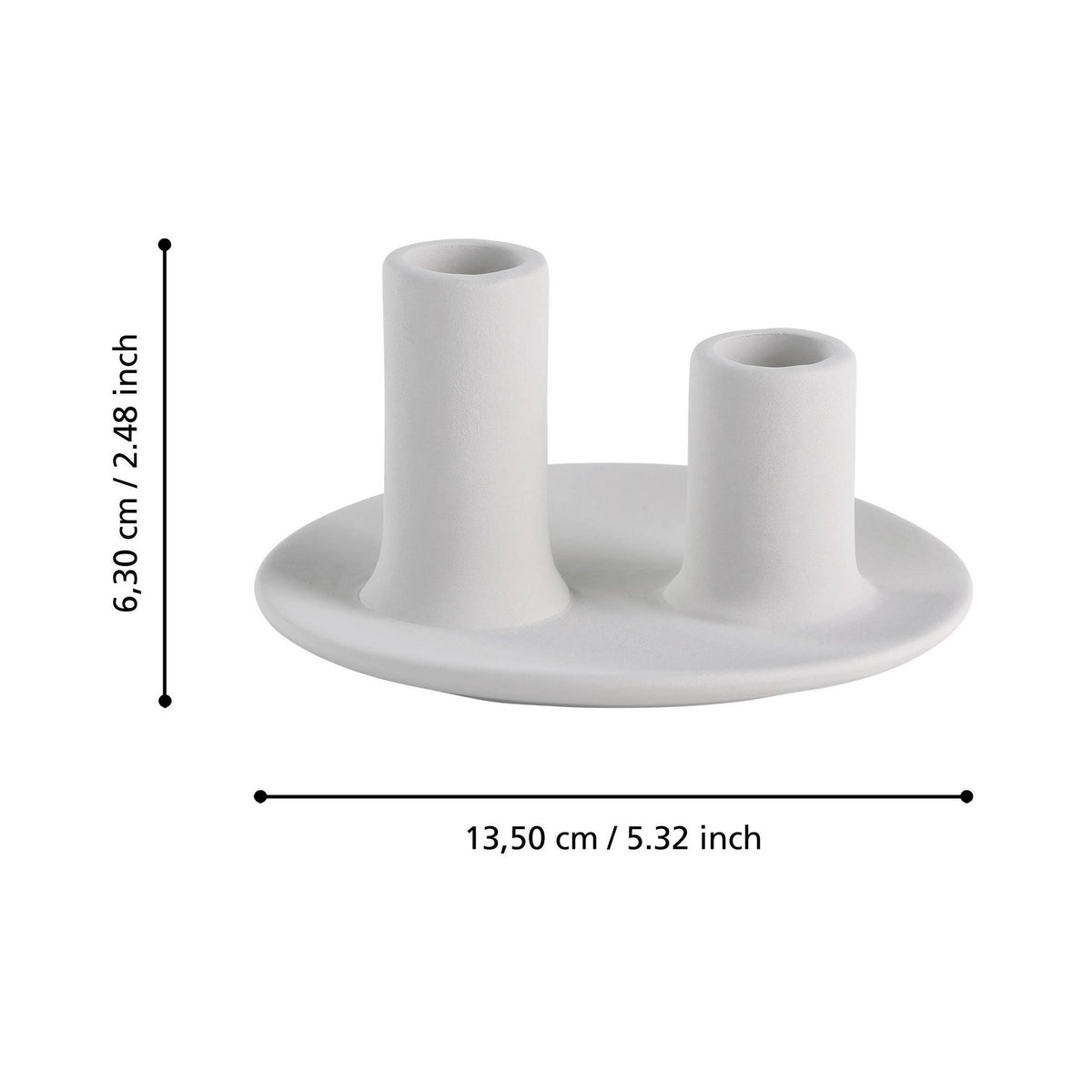 Kandelaar iemand met 13,5x6.3cm