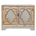Dressoir Beige Grijs, Hout 120x38x91 cm