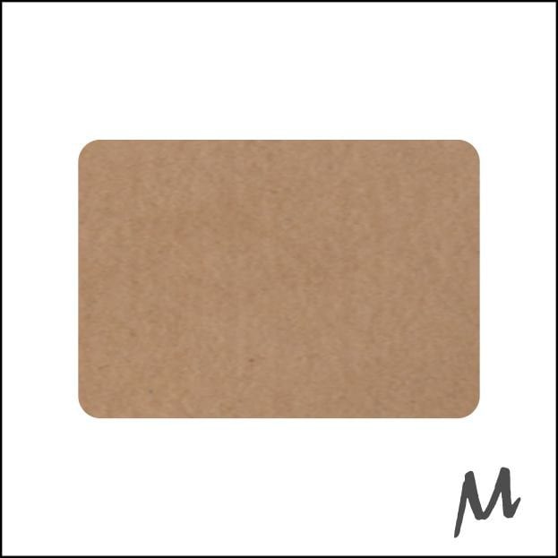 Blanco etiketten - 36x25mm -kraft- 1000 st