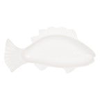 Kom Vis 150 ml Wit Keramiek