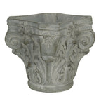 Bloempot 17x17x16 cm Grijs Groen Steen Bloempot Binnen