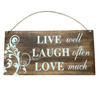 Wanddecoratie Live Laugh Love