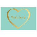 Set mini kaartjes With Love