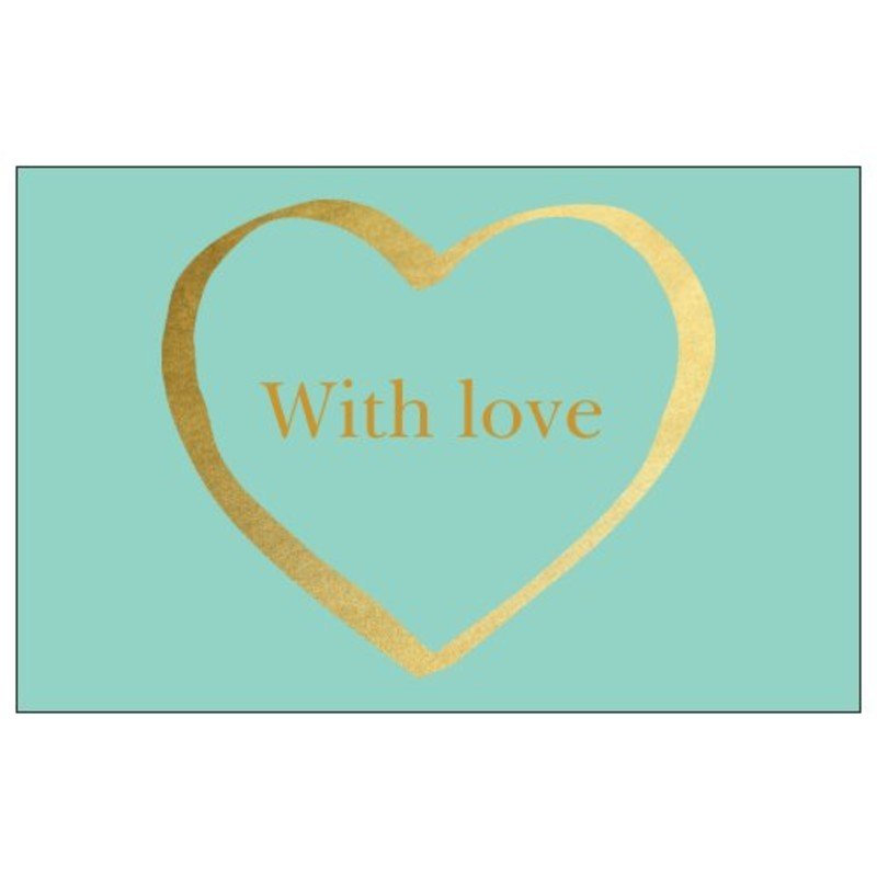 Set mini kaartjes With Love