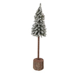 Mini Kunstkerstboom Ø 10x48 cm Groen Hout