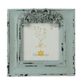 Fotolijst 10x10 cm Groen MDF Bloemen Fotokader