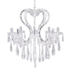 Kroonluchter Ø 70x78/200 cm Wit Metaal Hanglamp