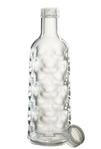 J-Line fles Gehamerd in giftbox - kusntstof - transparant