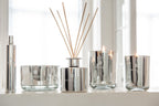 J-Line geurkaars Excellent - Cotton Candy - glas - zilver - S - 50U
