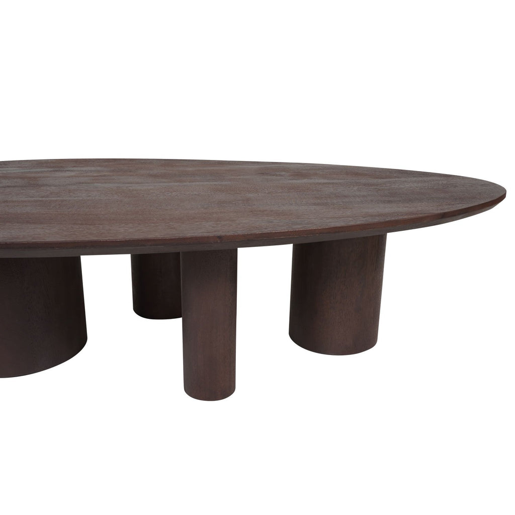 Salontafel Amir 140 x 80 cm - Espresso Mangohout
