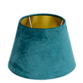 Lampenkap fluweel petrol dia 30cm