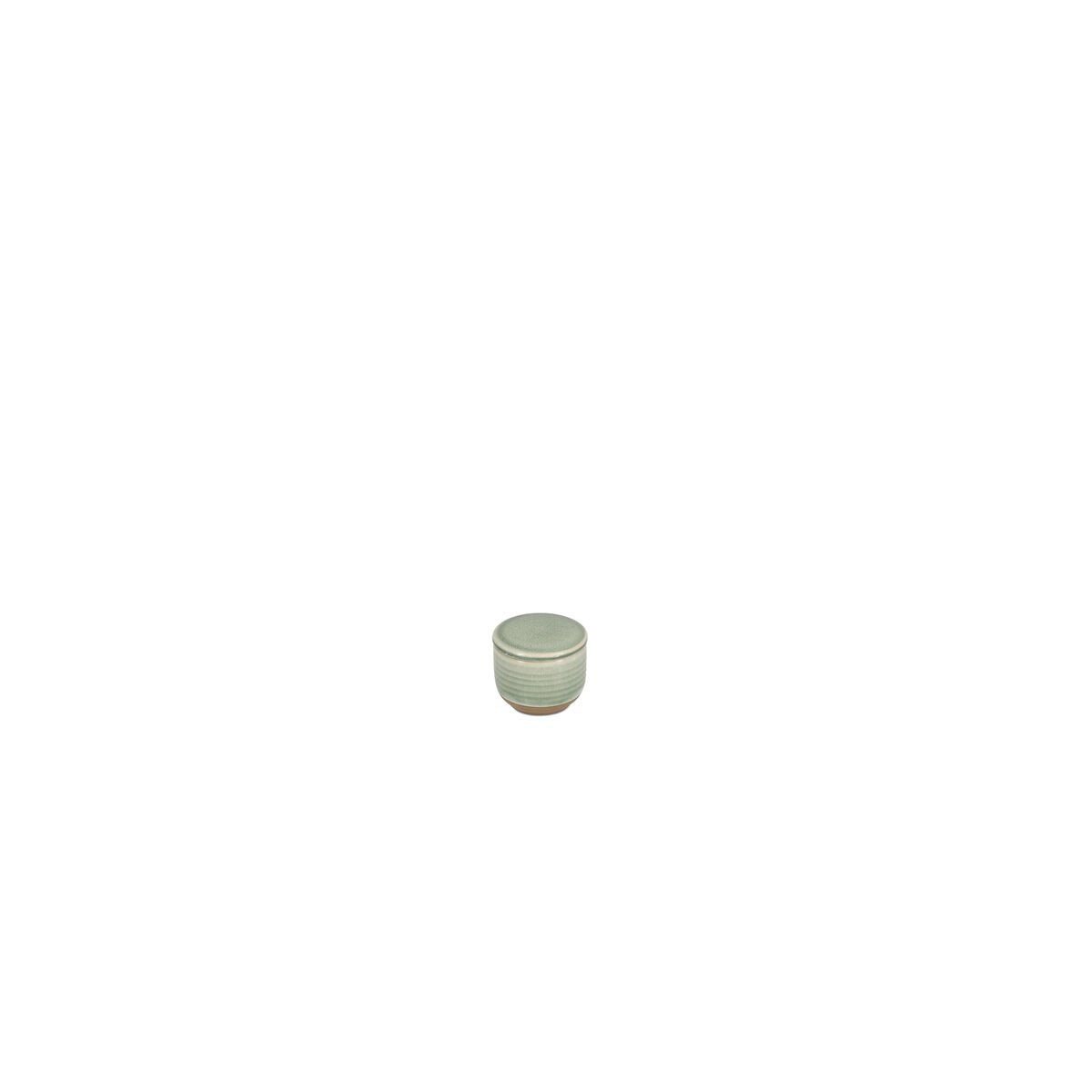 Sugar Pot 7xh6cm met deksel groene camee