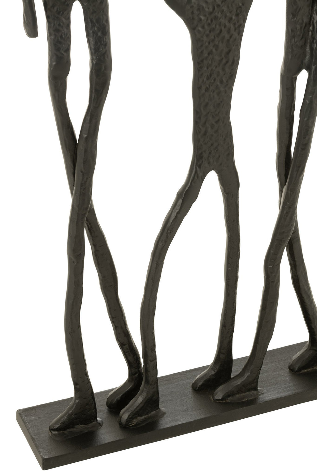 J-Line figuur Familie - aluminium - zwart