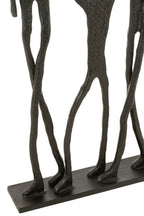 J-Line figuur Familie - aluminium - zwart