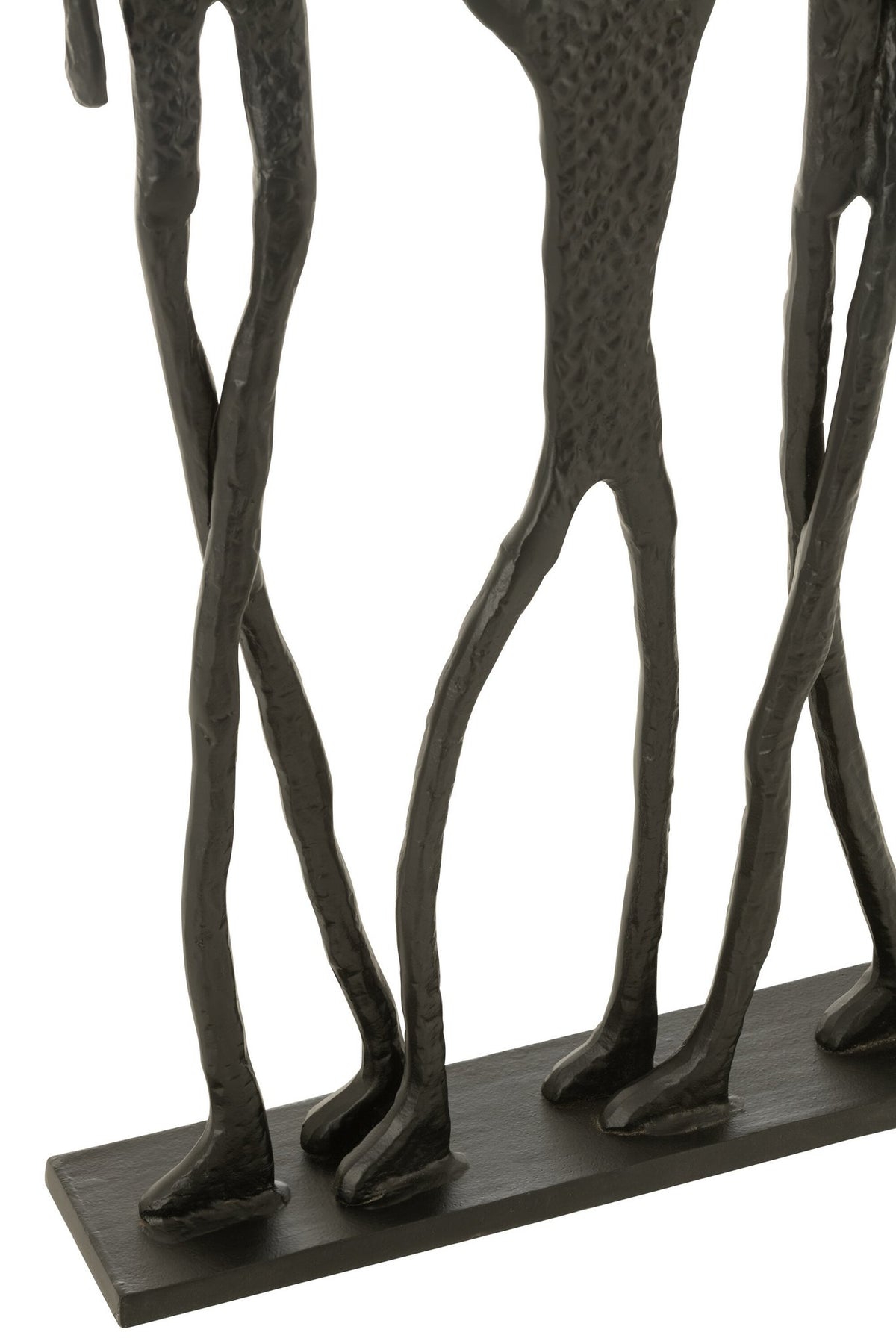 J-Line figuur Familie - aluminium - zwart
