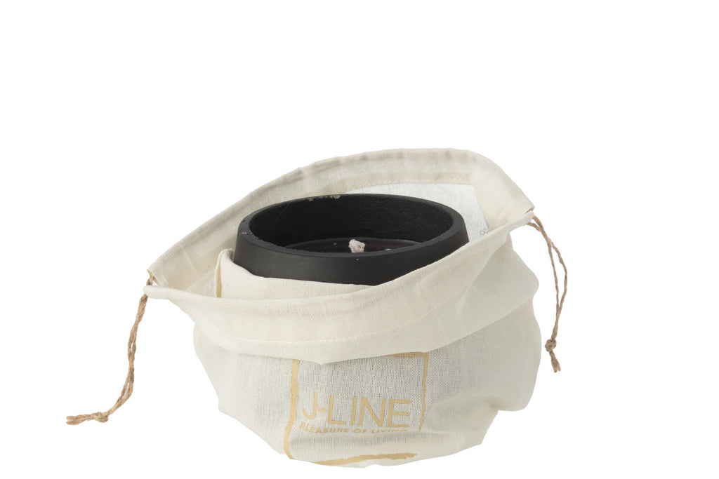 J-Line buitenkaars - cement - zwart - small -18U