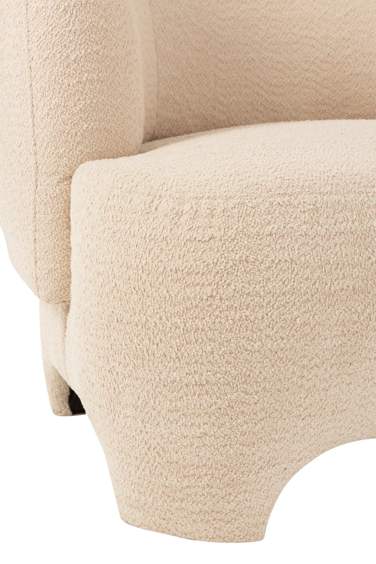 J-Line Zetel 1-Zit Gebreid Tex/Ht Wit