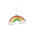 Disco ornament regenboog glas meerkleurig