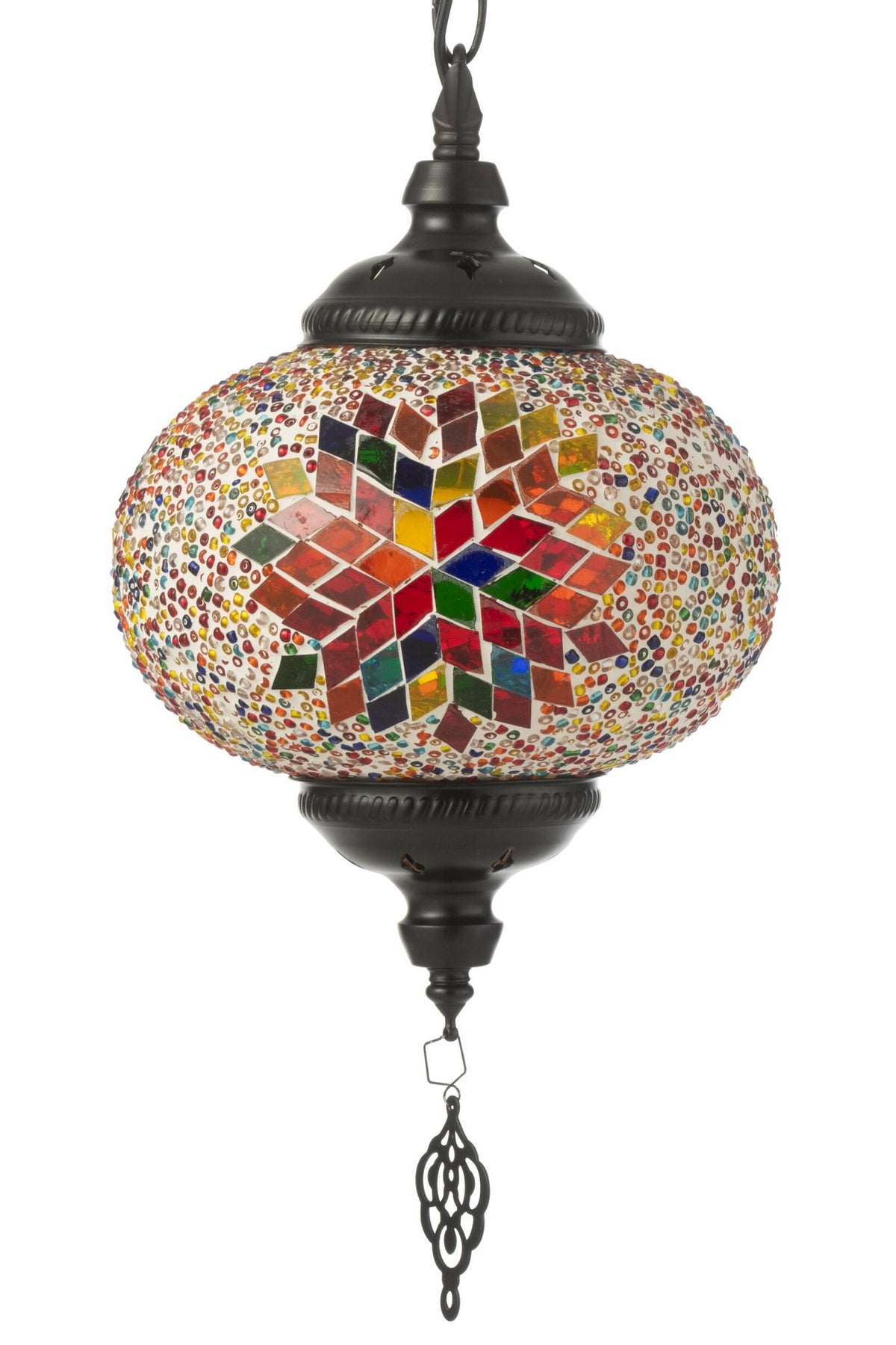 J-Line hanglamp mozaïek oranje small