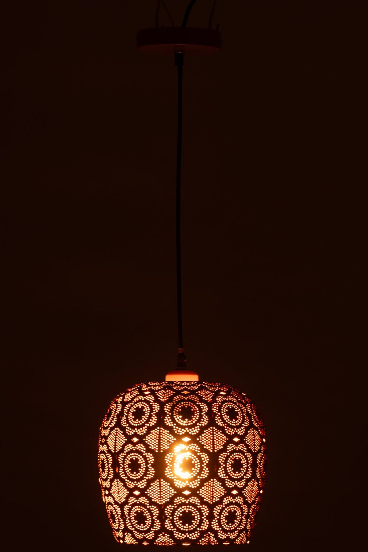 J-Line Hanglamp Alive Metaal Oranje