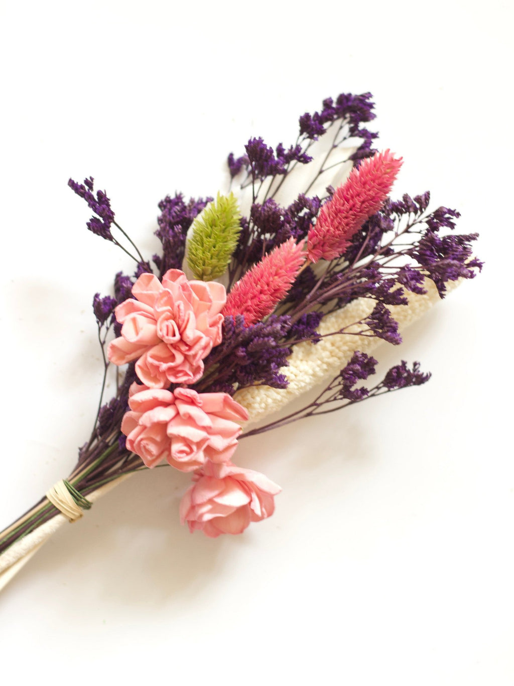 Dream Botanique Glazen Vaas met Botanische Bloemen - Pioenroos