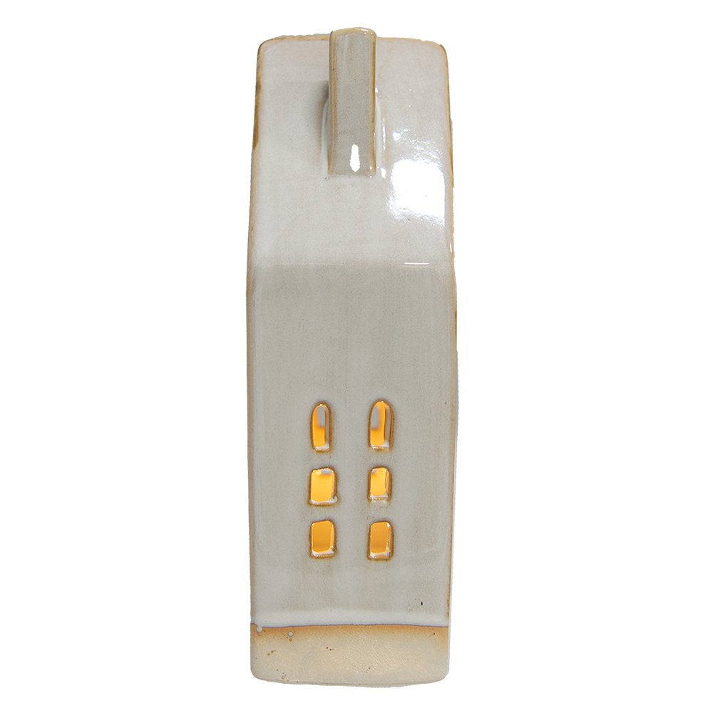 Decoratie Huis 18 cm Beige Porselein