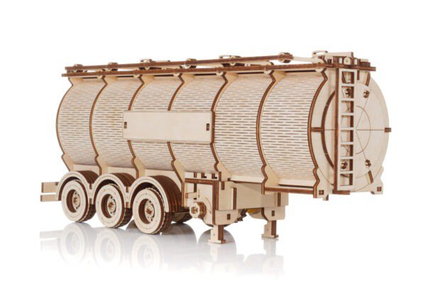 Eco Wood Art (EWA) 3D Houten Puzzel Tank Semitrailer for Truck Road King, 3410, 39,7x10,8x20cm