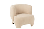 J-Line Zetel 1-Zit Gebreid Tex/Ht Wit