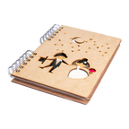 Duurzaam Houten Notitieboek – Komoni – Wedding – Gerecycled papier – Navulbaar