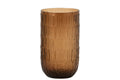 J-Line Vaas - glas - bruin
