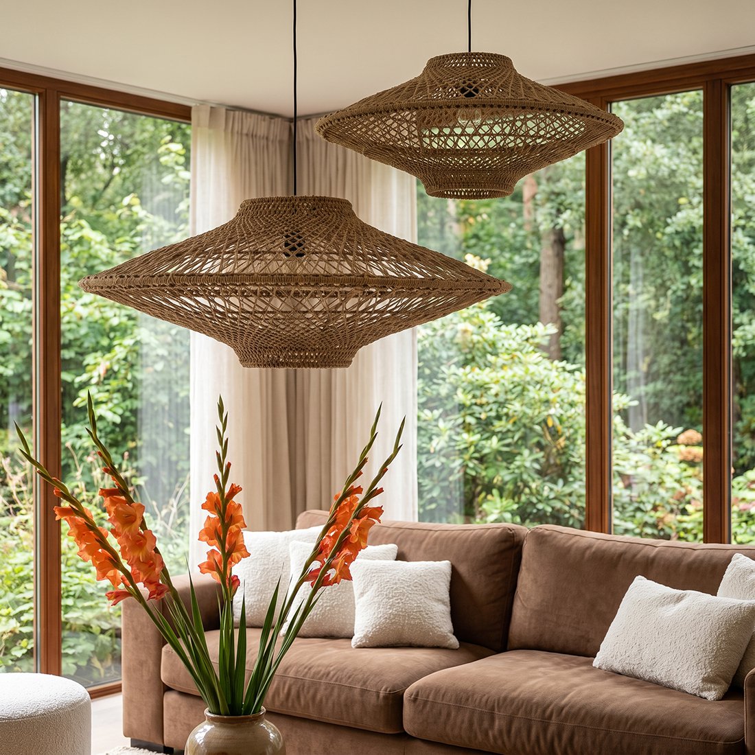 Corda hanglamp naturel medium